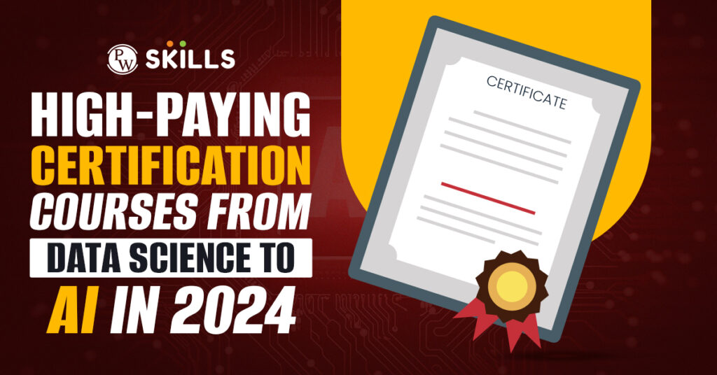 High Paying Certification Courses From Data Science And AI 2024 8 data science certification courses