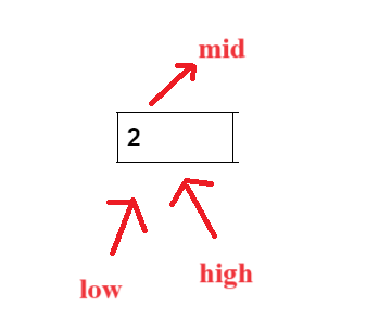 binary search algorithm