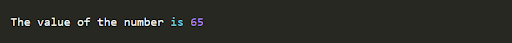 Python Output