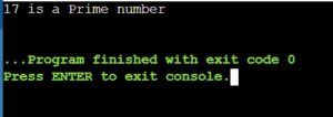 C Program To Check Whether A Number Is Prime Or Not