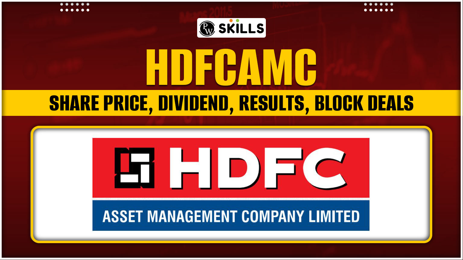 HDFC AMC Share Price, Dividend, Results, Block Deals