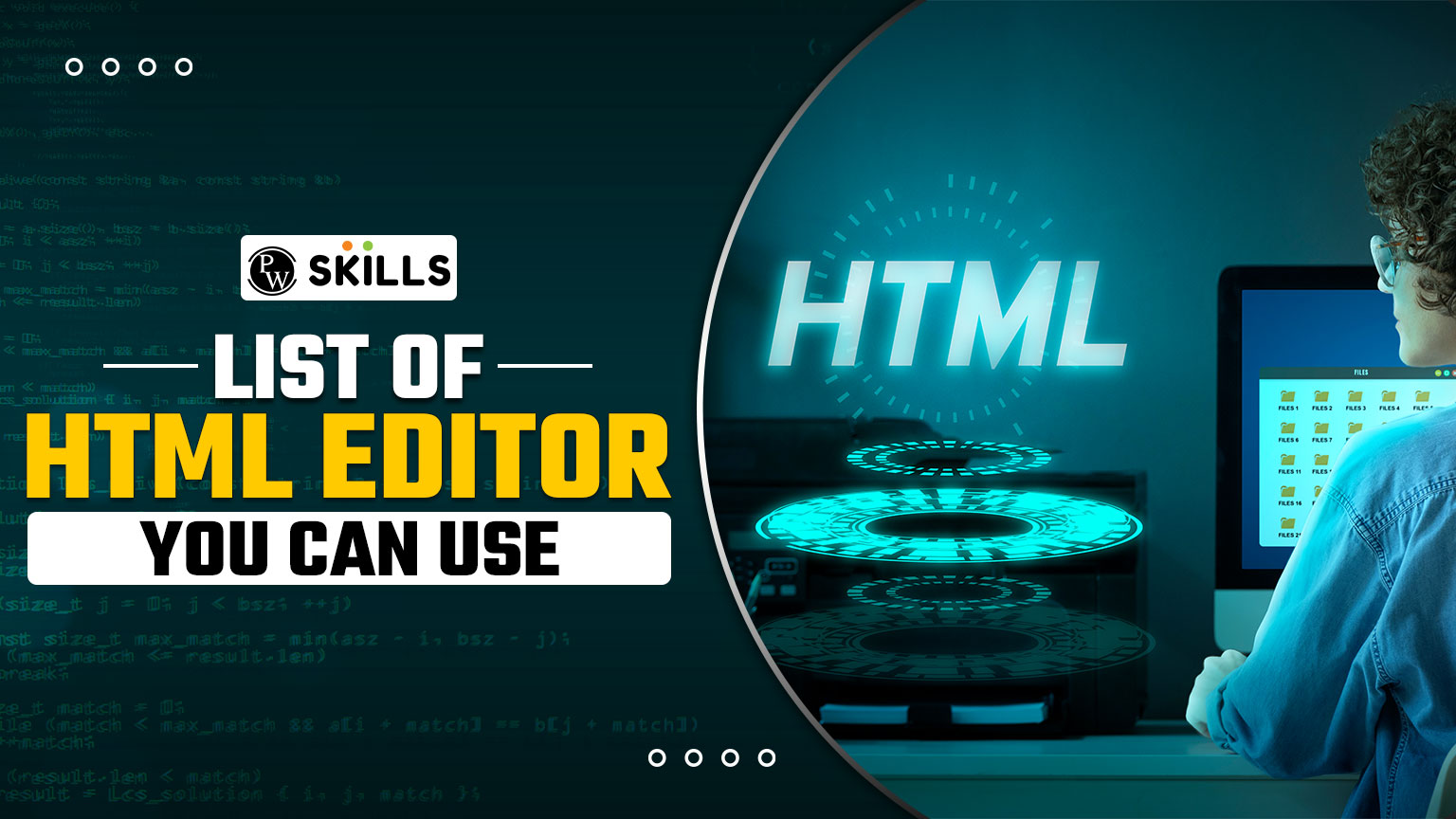 List Of HTML Editor You Can Use