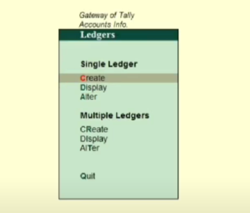 purchase ledger in tally