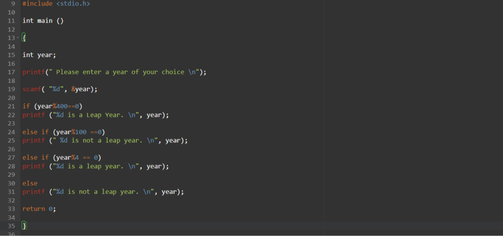 C Program To Check Leap Year - How To Find