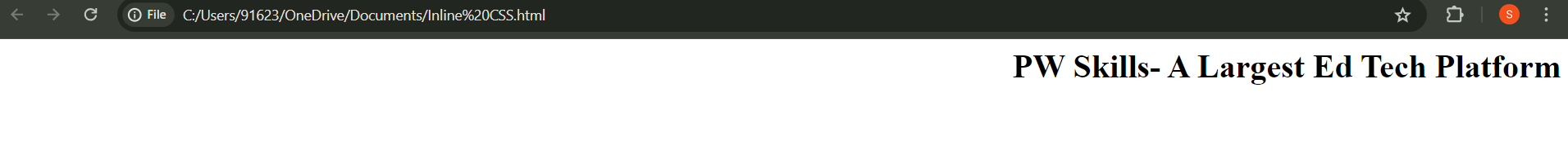 Align Text HTML to Right