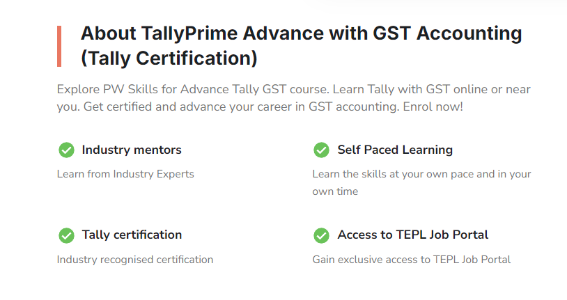 tally accountant course