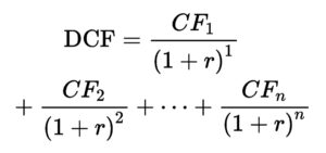 Discounted Cash Flow Formula
