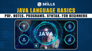 Java Language Basics - PDF, Notes, Programs, Syntax, For Beginners
