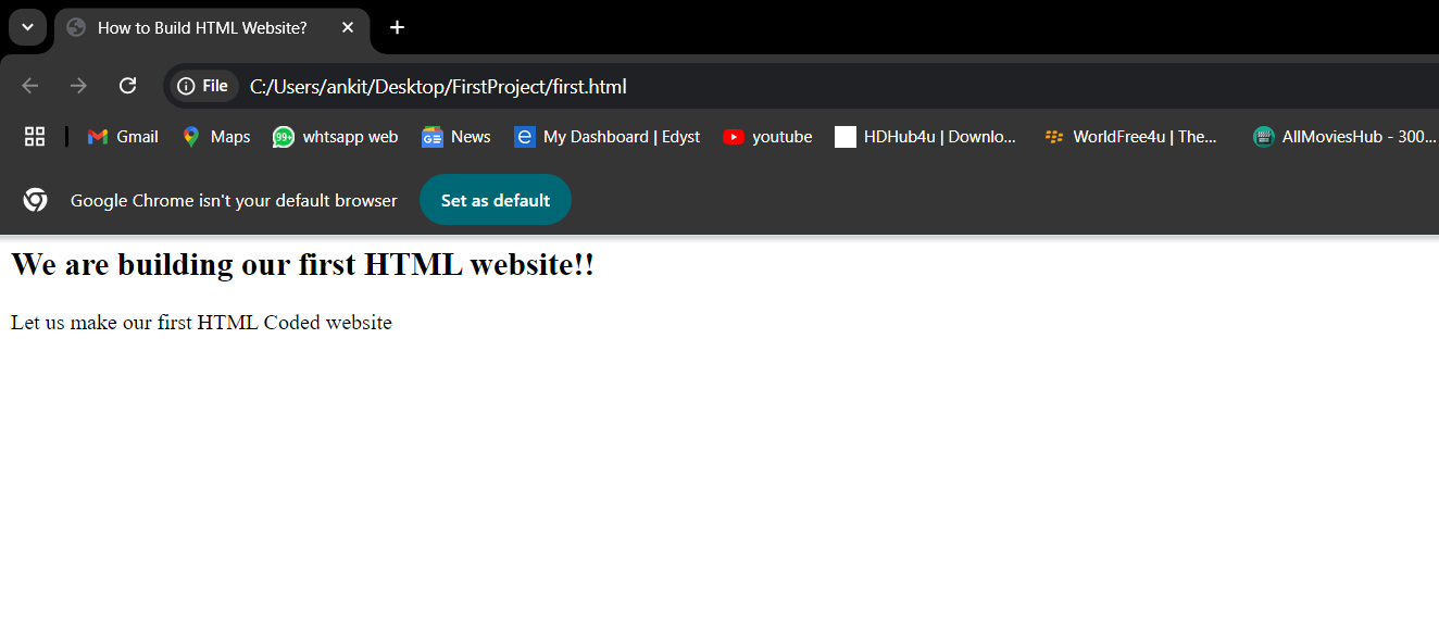 How To Build HTML Website? Complete Guide
