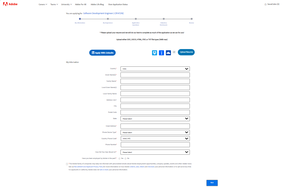 Software Development Engineer Job At Adobe Bangalore: Apply Now 6 Software development engineer