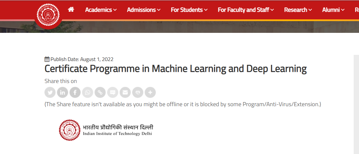 Deep Learning Courses: How to Learn Deep Learning in 2025? 4 Deep learning Courses IIT