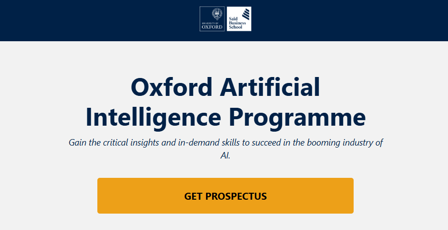 ai certificate course