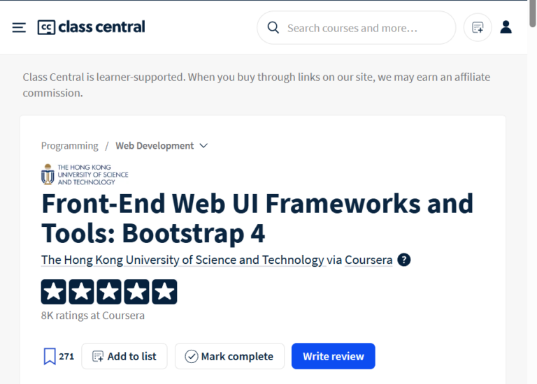 Front End Developer Course - Top 15 Frontend Development Courses ...
