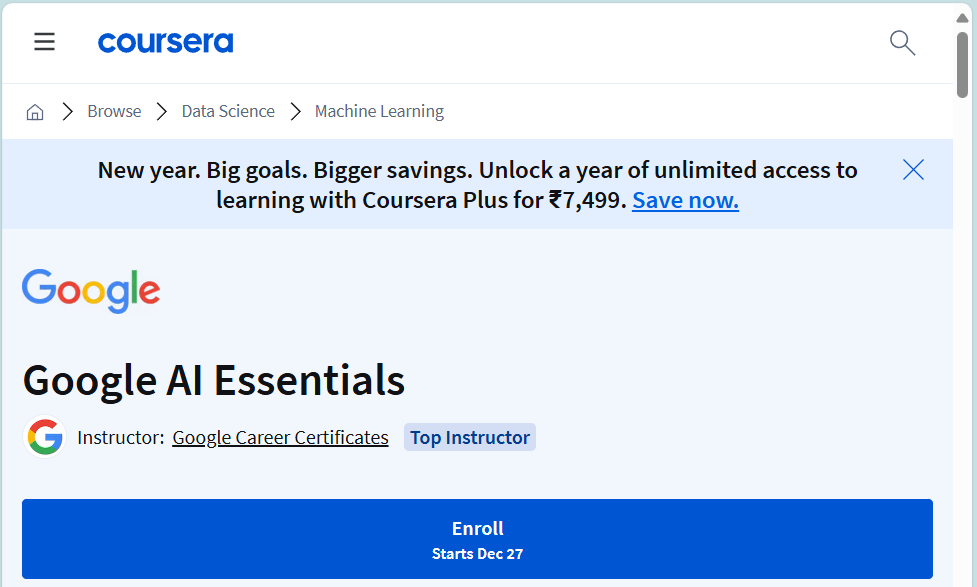 Free AI Courses