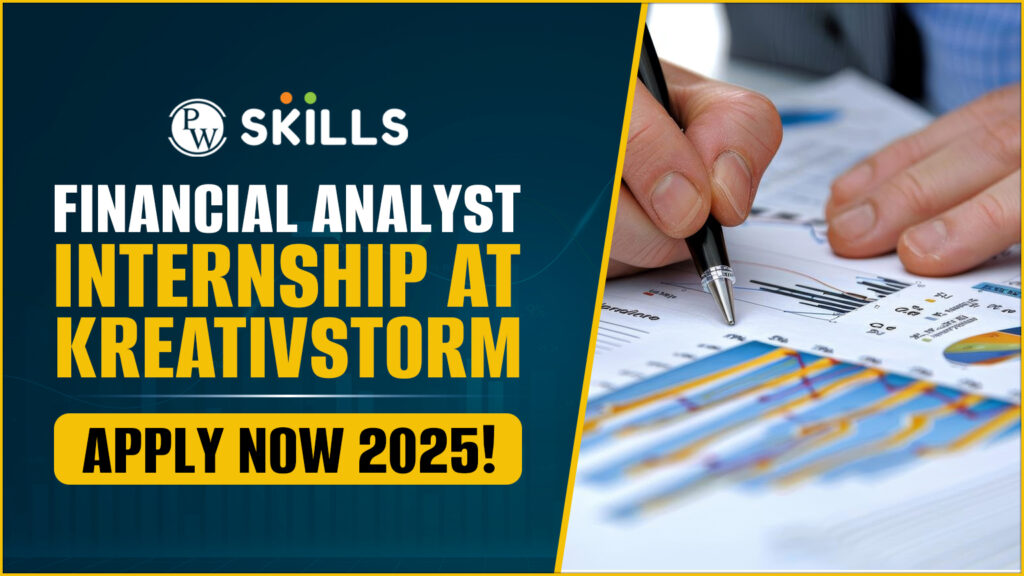 Financial Analyst Internship at Kreativstorm Apply Now 2025