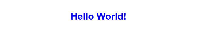 Hello World Program In Html 5 Hello World program in html