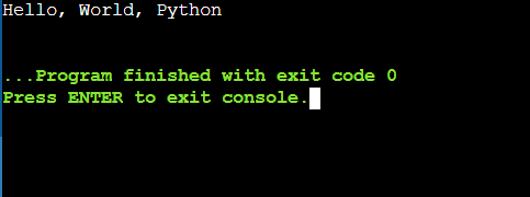 Python String Example