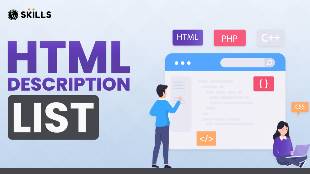 html description list