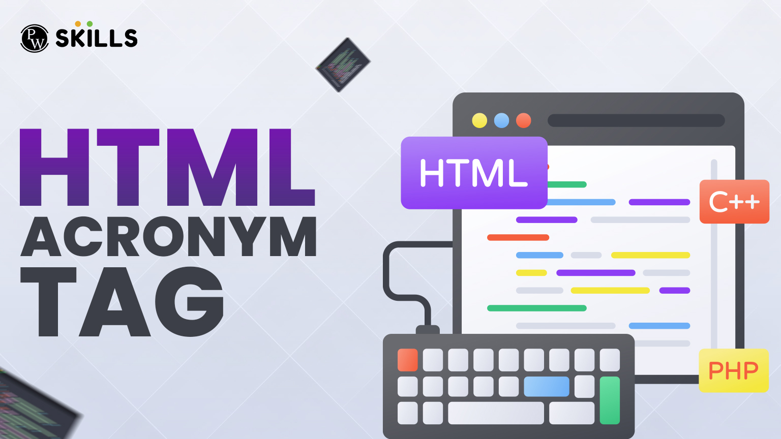 PW Blogs 36 HTML Acronym Tag