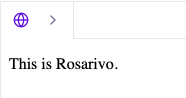 Serif fonts: Rosarivo