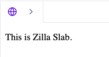 Serif fonts: Zilla sln